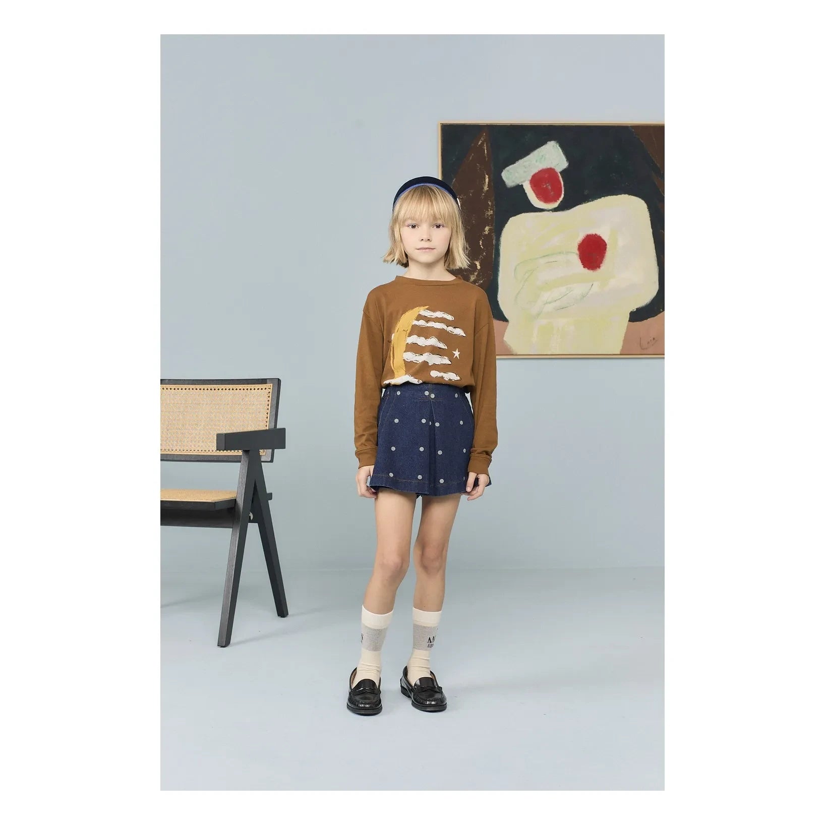 The Animals Observatory - Kısa Etek Olingo Pois Denim | Koyu Mavi