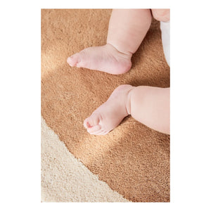 Bleuu-Studio – Runder Schafteppich | Braun