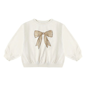 Rylee + Cru - Sweatshirt Schleife | Ecru