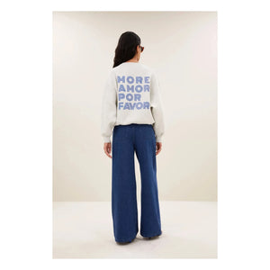 By Bar - Lili Amor organik pamuk sweatshirt | Heather grey