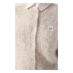 American Vintage - East Alpaca Hırka | Gri melanj