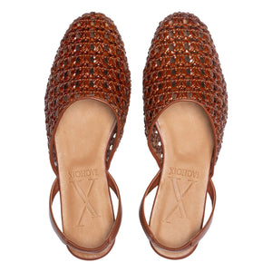 Lachoix - Lucca Slingback Shoes | Brown