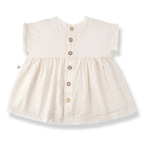 1+ in the Family - Troya Seersucker Dress | Ecru