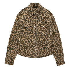 Anine Bing - Paxton Leopar Gömlek | Kahverengi