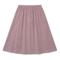 Finger in the Nose - Striped Lina Skirt | Brick Red