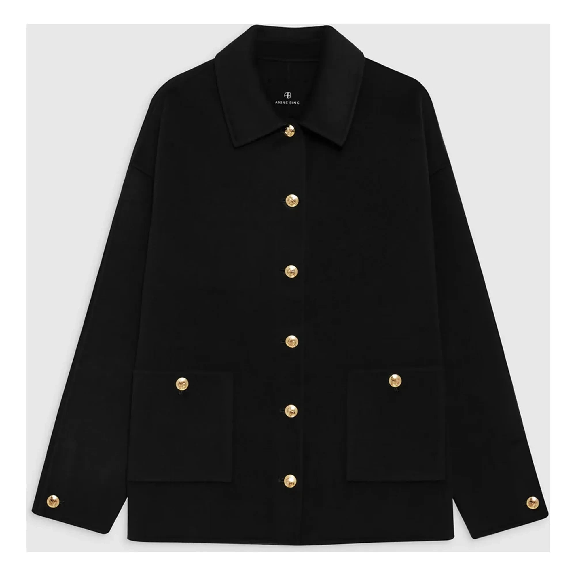 Anine Bing - Luca Wolljacke | Schwarz
