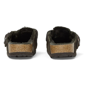 BIRKENSTOCK - Boston Shearling Slippers - Adult Collection | Brown