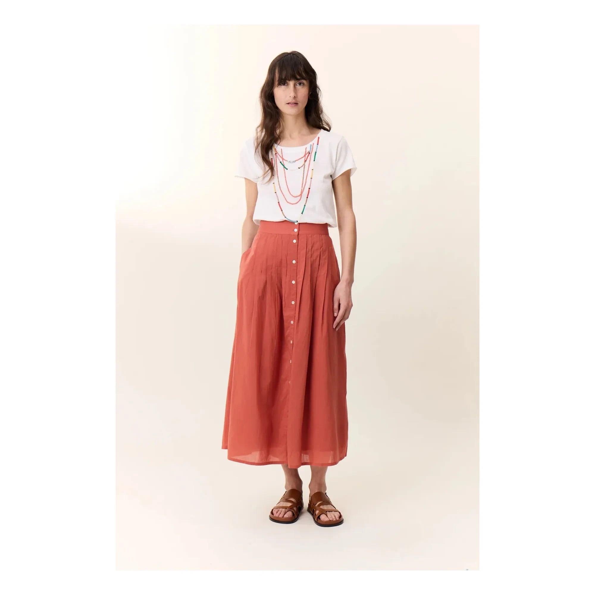 Leon & Harper - Toro organik pamuklu T-shirt | Beyaz