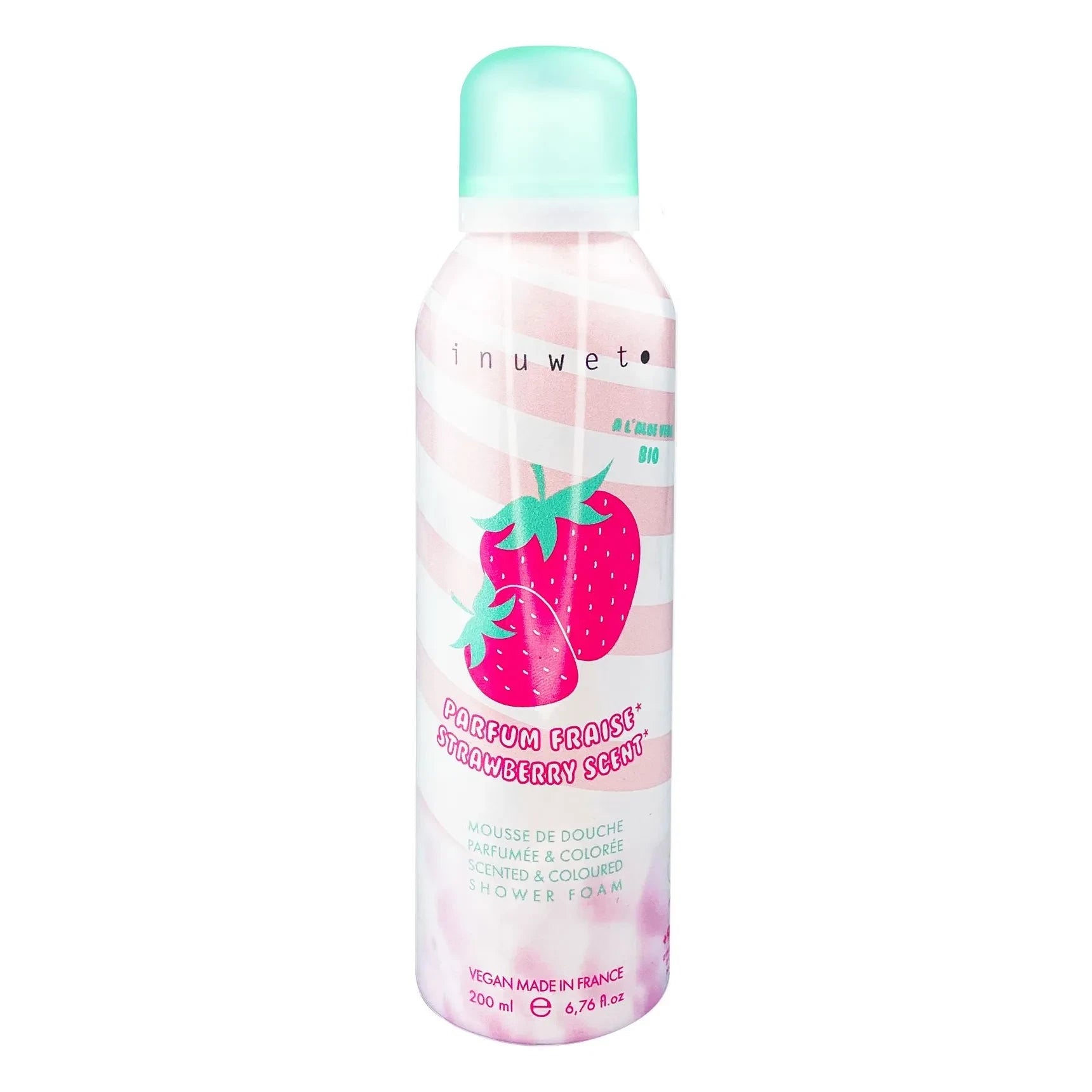 Inuwet - Çilekli duş köpüğü - 200 ml