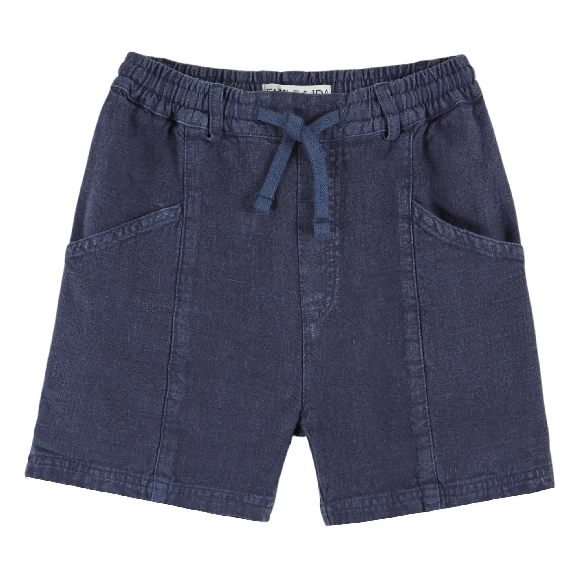 Emile und Ida – Leinenshorts | Marineblau