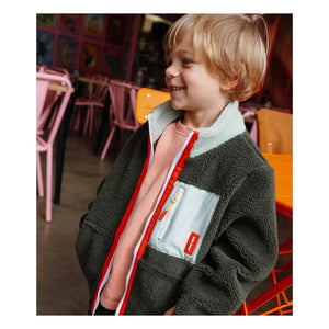 Hello Hossy - Forest Fleece Ceket | Koyu haki