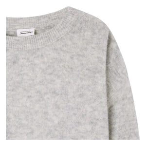 American Vintage - Vitow Alpaca and Wool Boatneck Sweater | Light Heather Gray
