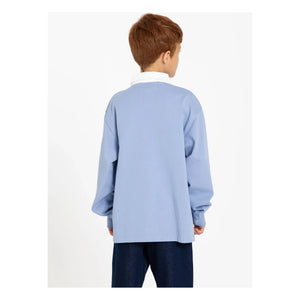 Finger in the Nose - Ezra Striped Organic Cotton Polo Shirt | Steel