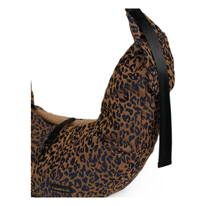 Caramel & Cie - Leopar Köpek Desenli Promenade Cross Body Çanta | Kahverengi