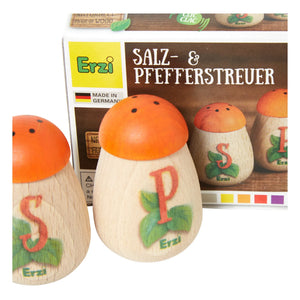 Erzi - Ahşap Oyuncak Tuz ve Karabiberlikler