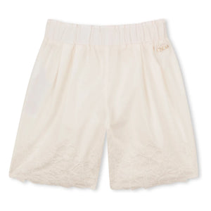 Chloé - Organik Pamuk Poplin Pantolon | Ekru