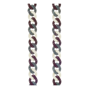 LaCoqueFrançaise - Gia 120 cm uzun zincir | Bordo