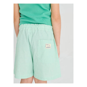 True Artist – Grüne gestreifte kurze Shorts Nr. 11