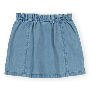 Goldie + Ace - Strawberry Chambray skirt | Blue