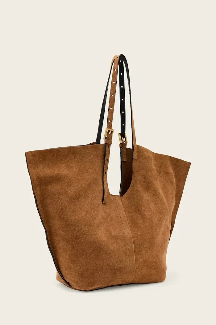 AllSaints kadın süet shopper çanta ARA