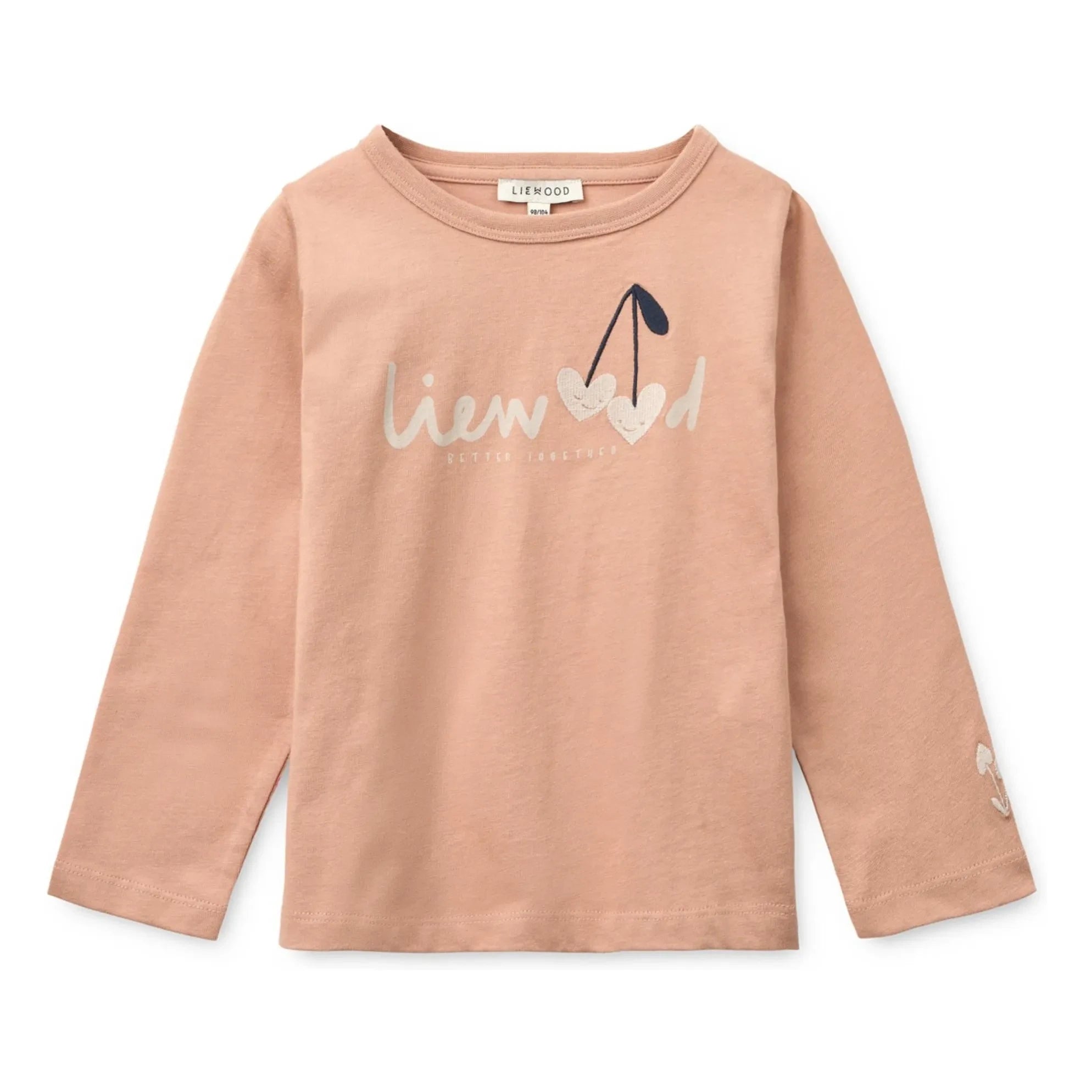 Liewood - Apia T-Shirt Hearts Bio-Baumwolle | Rosa