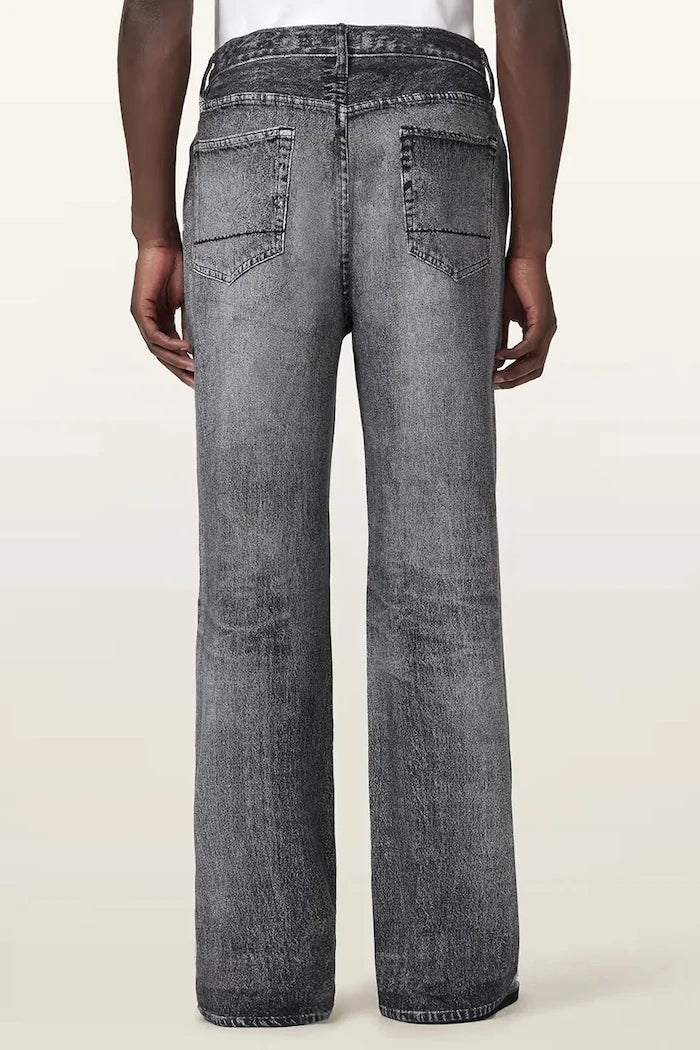 AllSaints wide leg erkek LENNY kot pantolon
