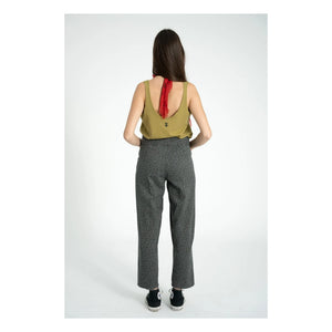 Sisters Department - Baumwoll-Leopardenhose | Grau