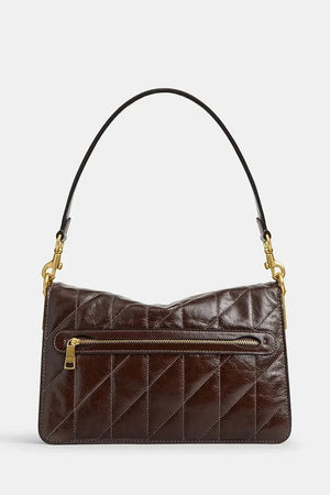 Coach Tabby Chain Shoulder Bag With Quilting Deri Çanta