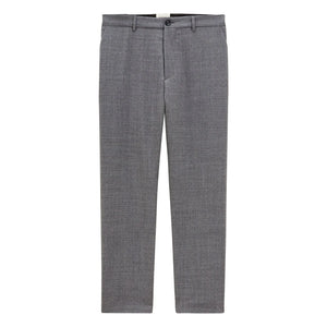 Noyoco – Hose aus Wolle mit geradem Bein | Dunkelgrau