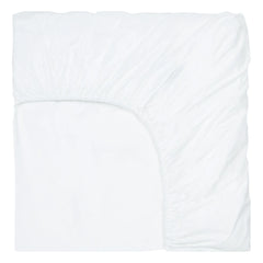 Suite 702 - Organik Percale Lastikli Çarşaf | Beyaz