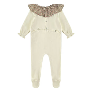 Risu Risu - Caline Pyjama aus Bio-Baumwolle | Ecru