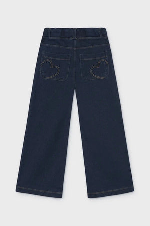Çocuklar için wide leg kot pantolon