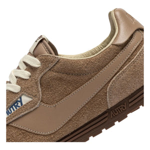 Autry - Windspin Low Wildleder und Leder Sneakers | Hellbraun