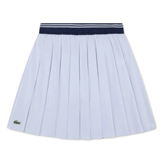 Lacoste - Geri Dönüştürülmüş Elyaf Pilili Etek | Açık Mavi