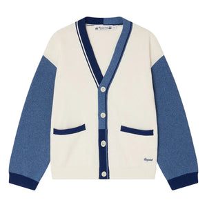Bonpoint – Strickjacke Loris aus Bio-Baumwolle | Ecru
