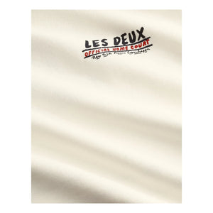 Les Deux - Les Deux Organik Pamuklu Platesli Sweatshirt | Krem