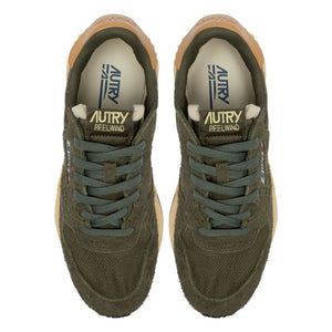 Autry - Baskets Reelwind Low Bicolore Süet | Haki