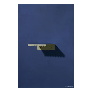 Nobodinoz - Vibes duvar rafı 20x16 cm | Sage