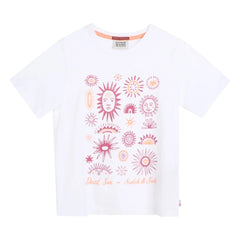 Scotch & Soda - T-Shirt mit Blumenmuster | Weiß