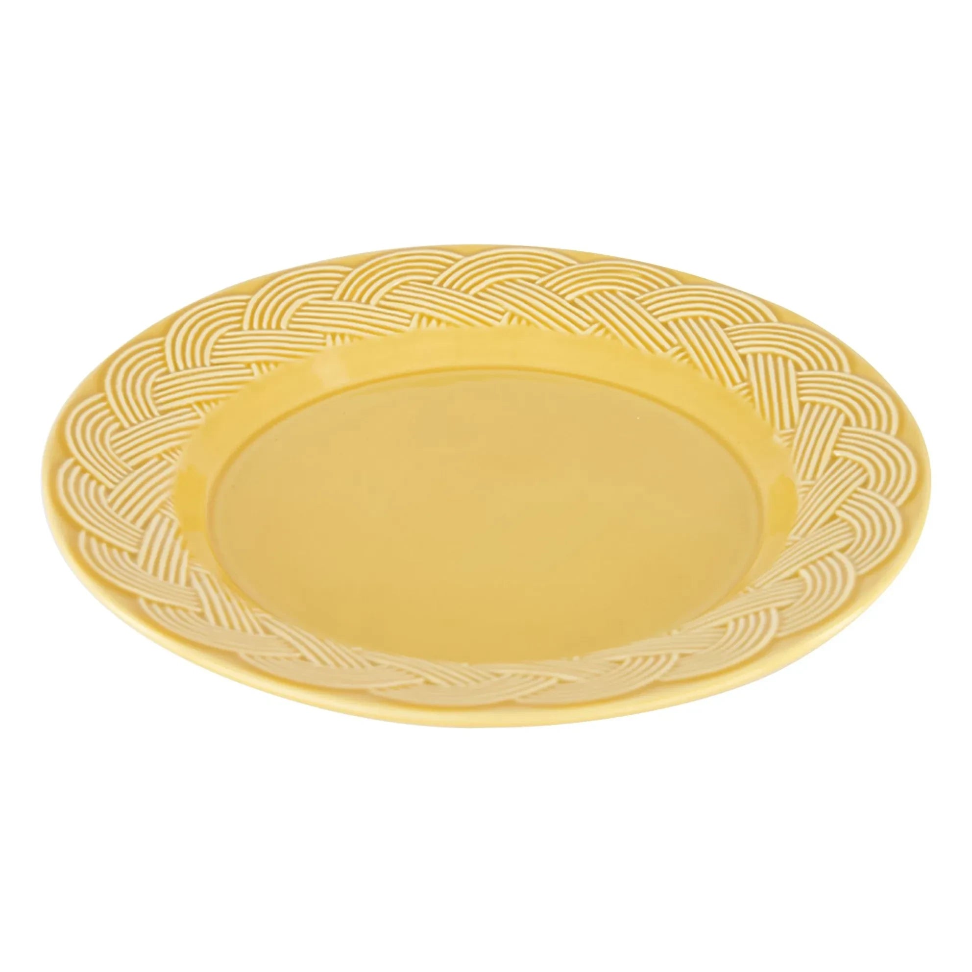 House of Capricorn - Vime Dinner Plate | Mustard
