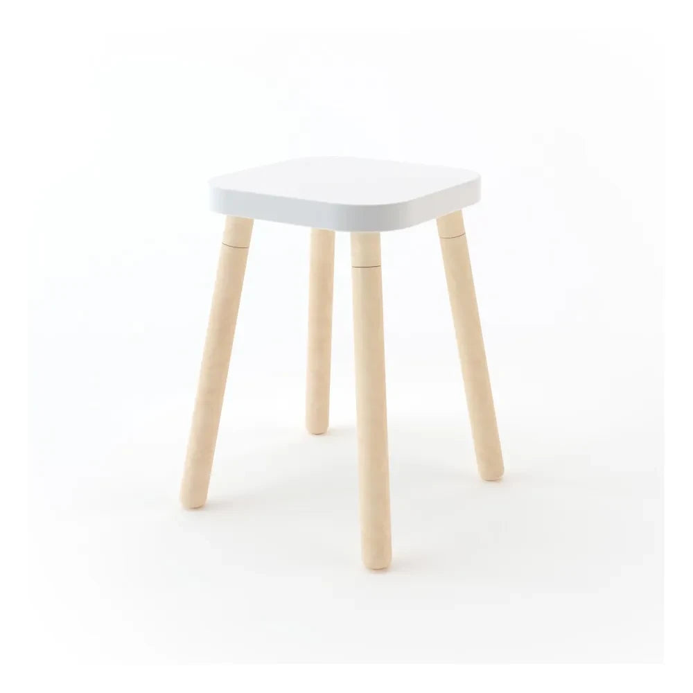Oeuf NYC - Verstellbarer Hocker | Weiß