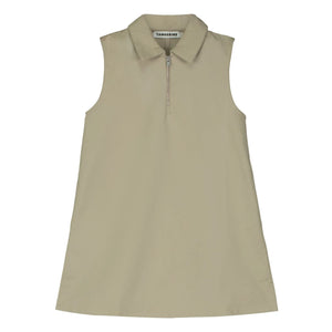 Tangerine - Kolsuz Polo Elbise | Bej