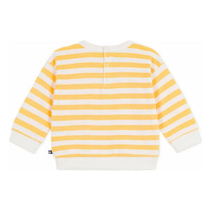 Petit Bateau - Terry Striped Sweatshirt | Yellow