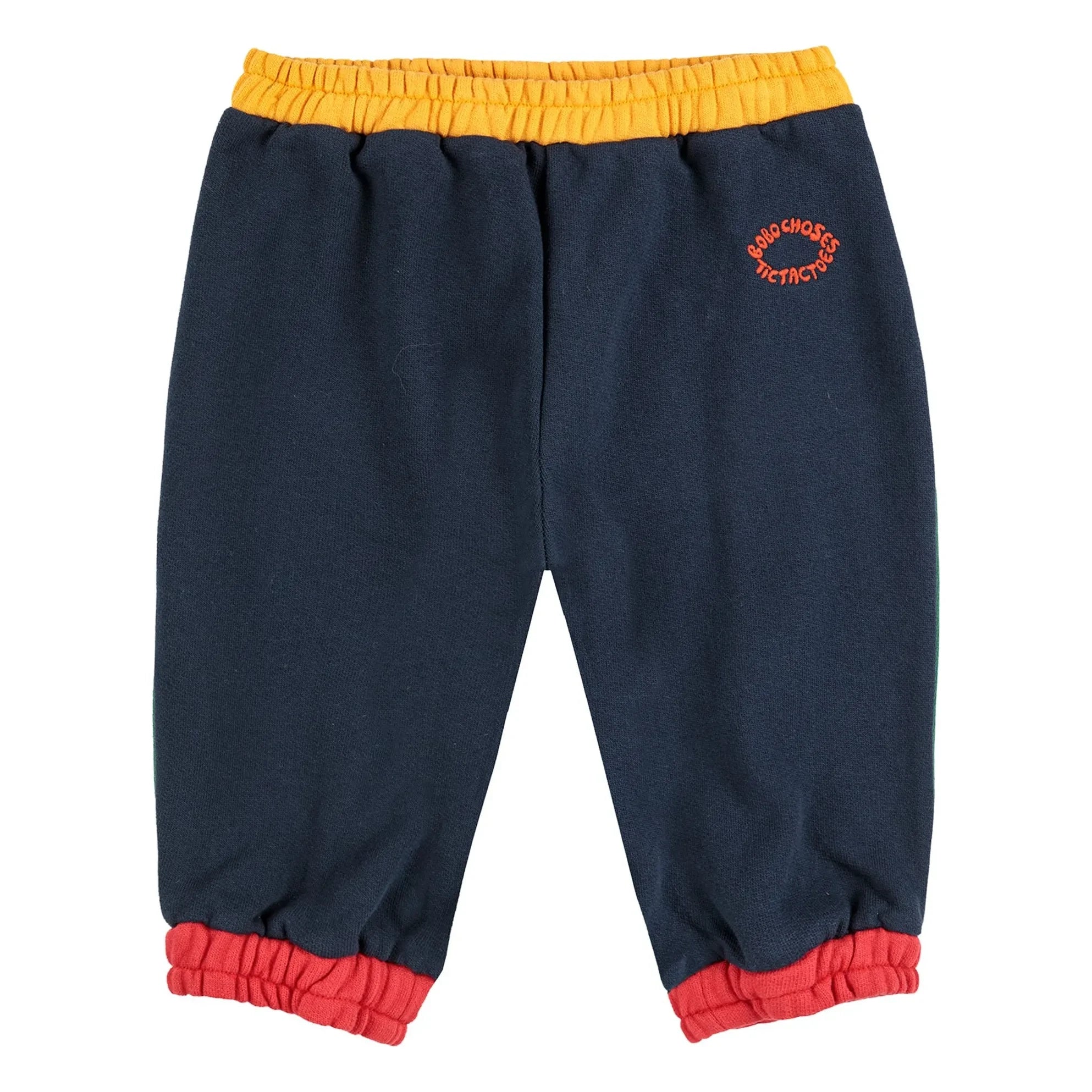Bobo Choses - Jogginghose aus Bio-Baumwolle mit Farbblock-Design | Marineblau