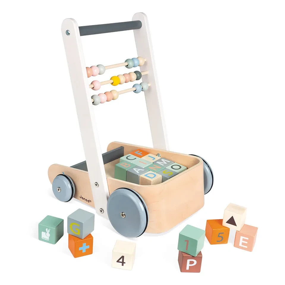 Janod - Cash Register Toy with 20 Blocks