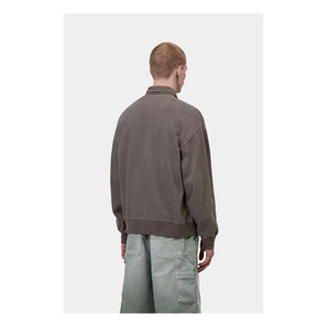 Carhartt WIP - Harper Pamuk Fermuarlı Kazak | Taupe kahverengi