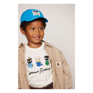 Mini Rodini - Ping-Pong-Mütze aus recycelter Faser | Blau