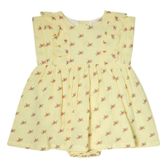 Tocoto Vintage - Baby-Rüschenkleid mit Blumenmuster