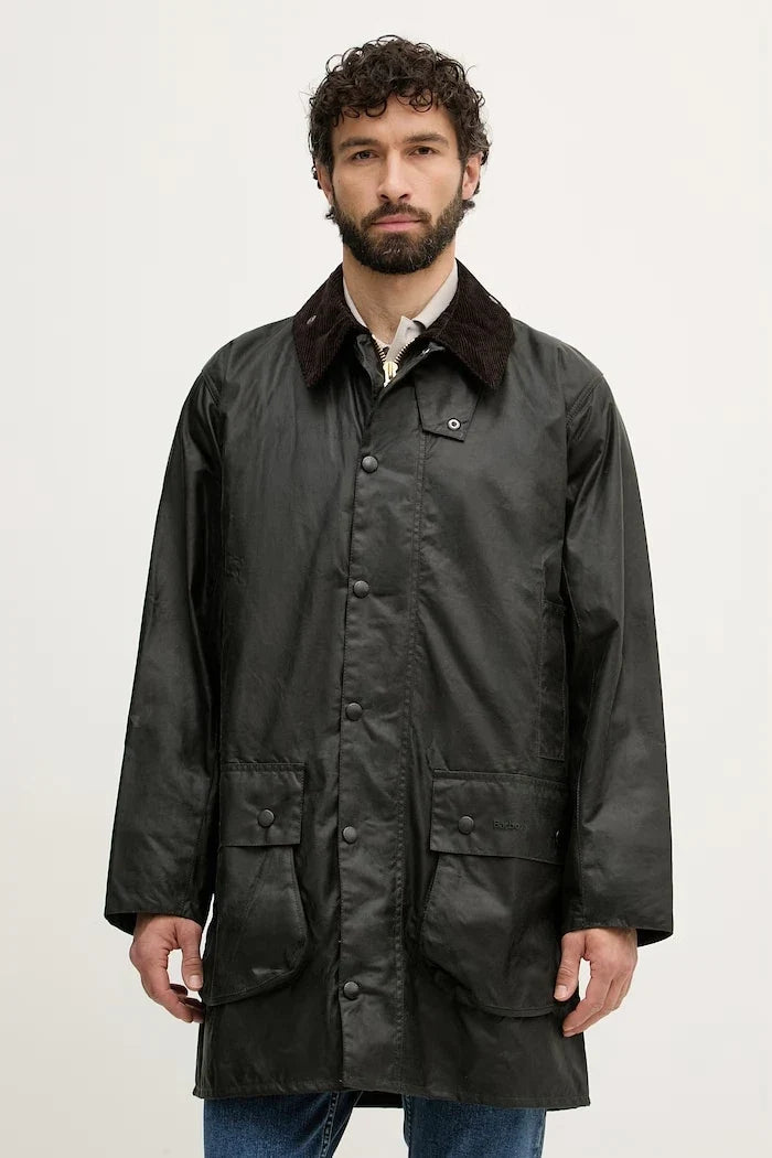 Barbour uzun erkek pamuk ceket
