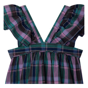 Bonpoint - Elea Carreaux organic cotton blouse | Purple